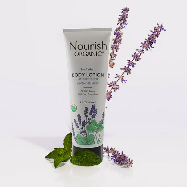 Nourish Organic Lavender Mint Hydrating Body Lotion